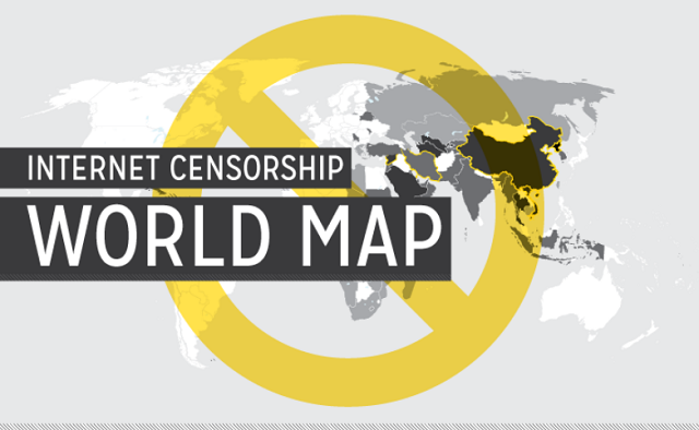 image: Internet Censorship World Map
