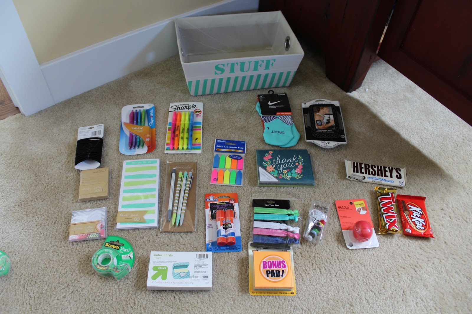 E for Emily Freshman Year Survival Kit