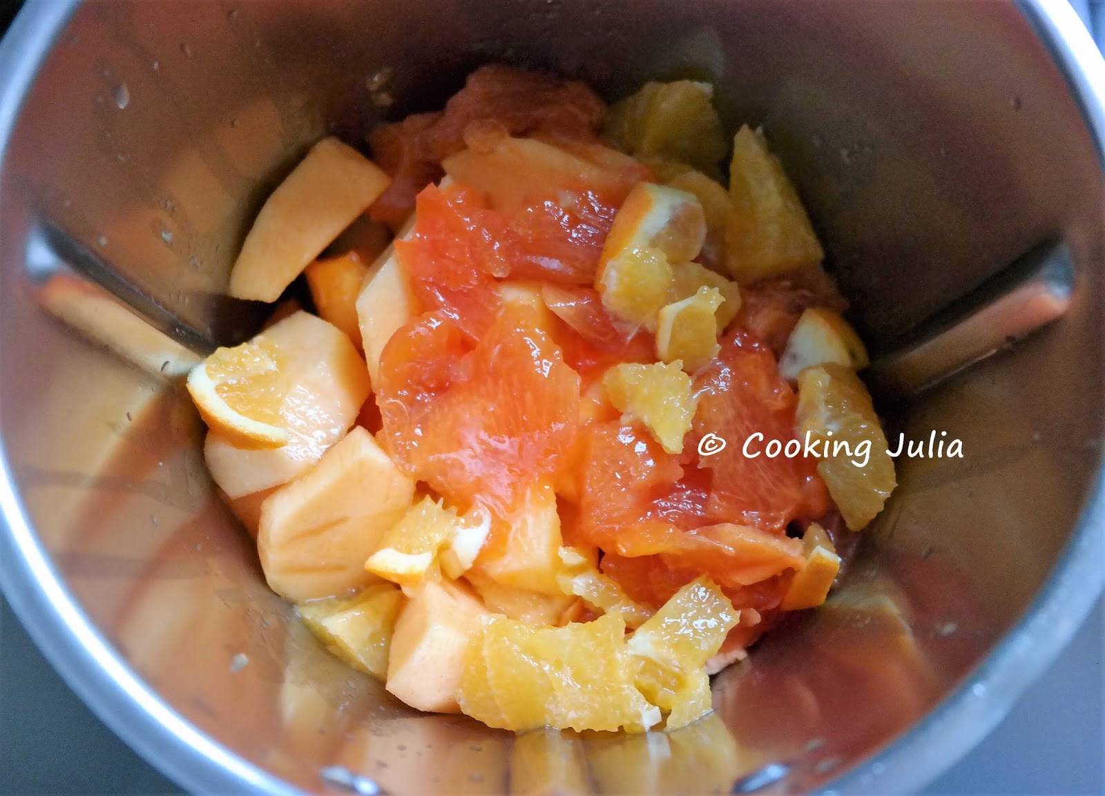 COOKING JULIA CONFITURE DE KAKIS À L'ORANGE