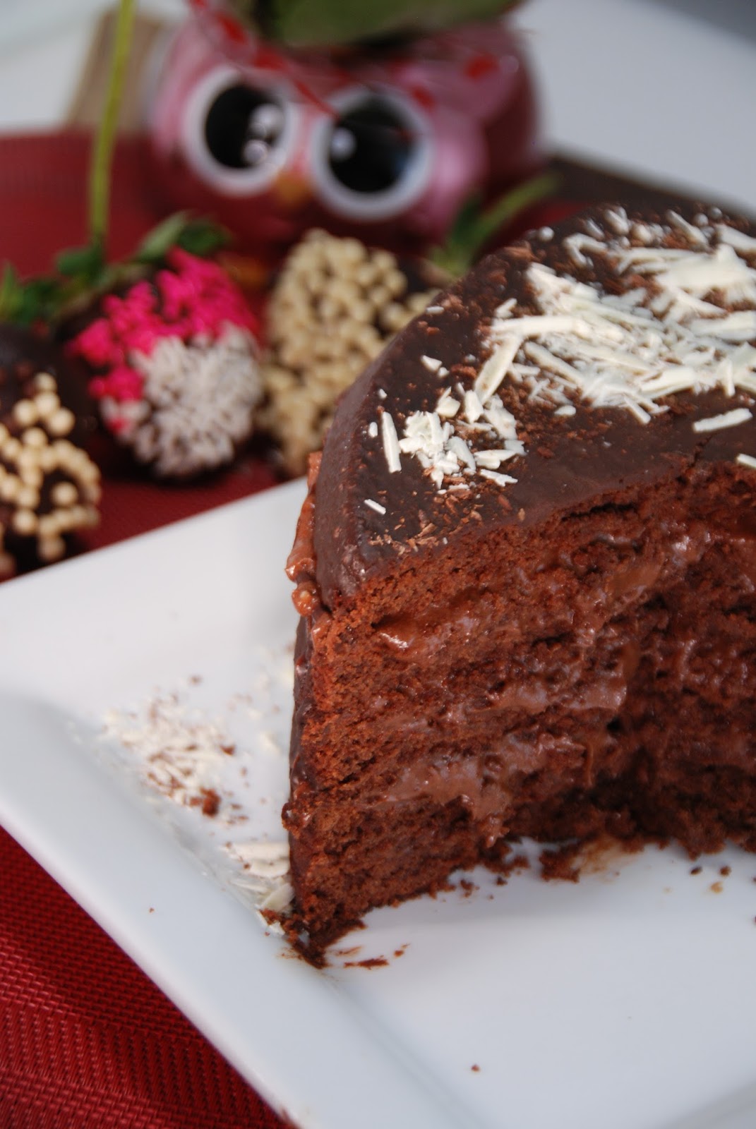 Paleo Rebel Red Wine Chocolate Cake with a Chocolate Buttercream & BlackberrySage Ganache