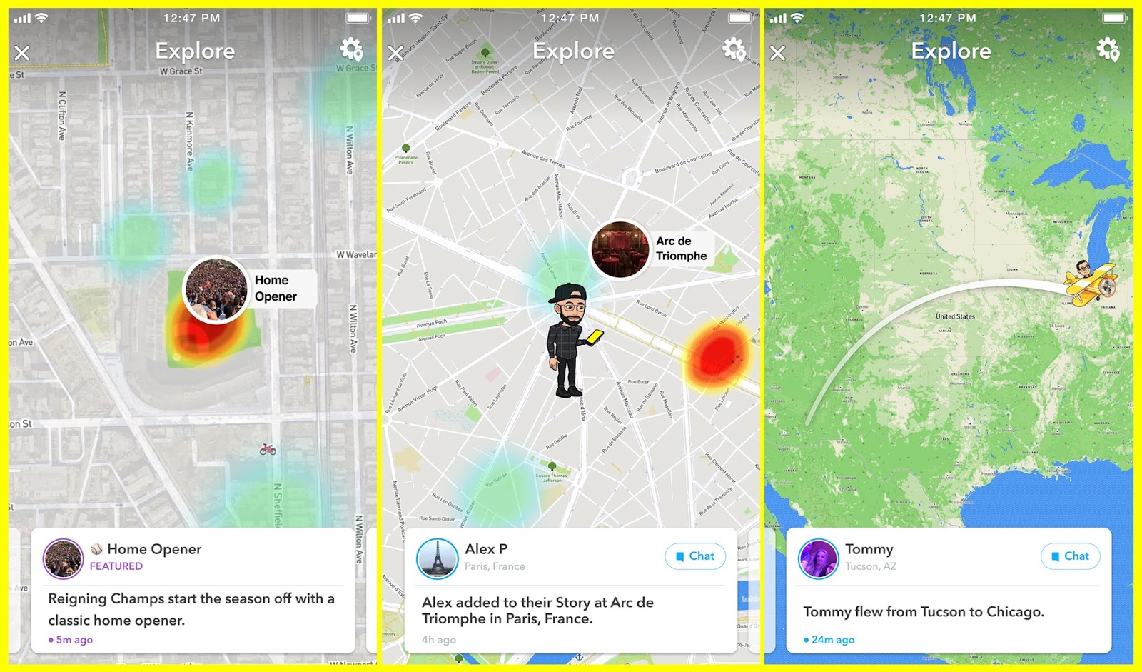 Snapchat adds a mapbased feed feature, Map Explore to Snap Map