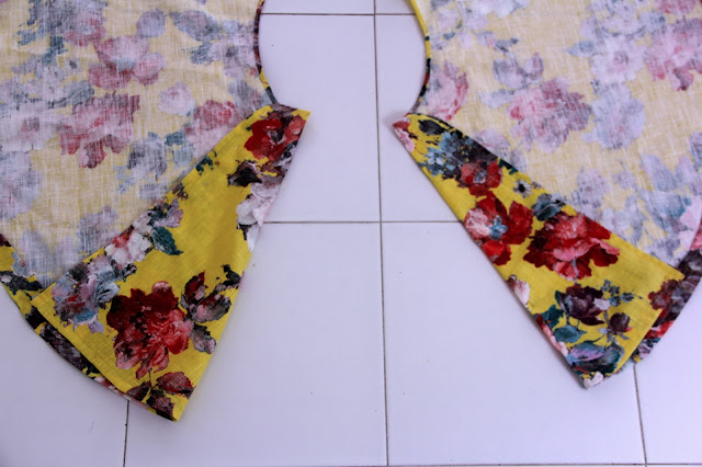 Queen Of Funky DIY: DIY Floral Circle Skirt
