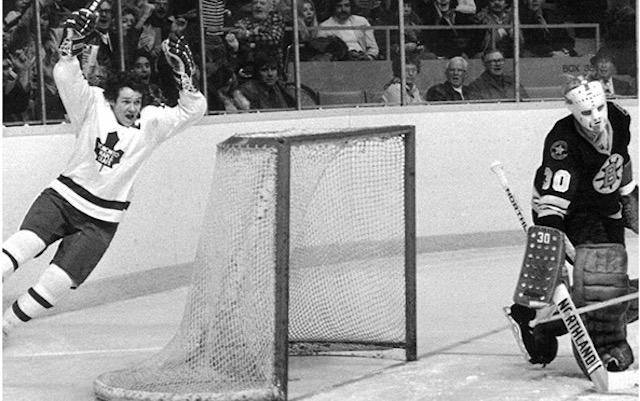 Darryl Sittler Toronto Maple Leafs Signed & Dated 1st Goal Vintage