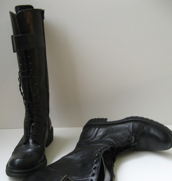 womens tall black boots size 9