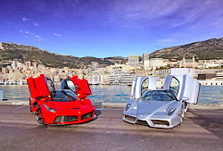 laferrari enzo ferrari vs battle silver