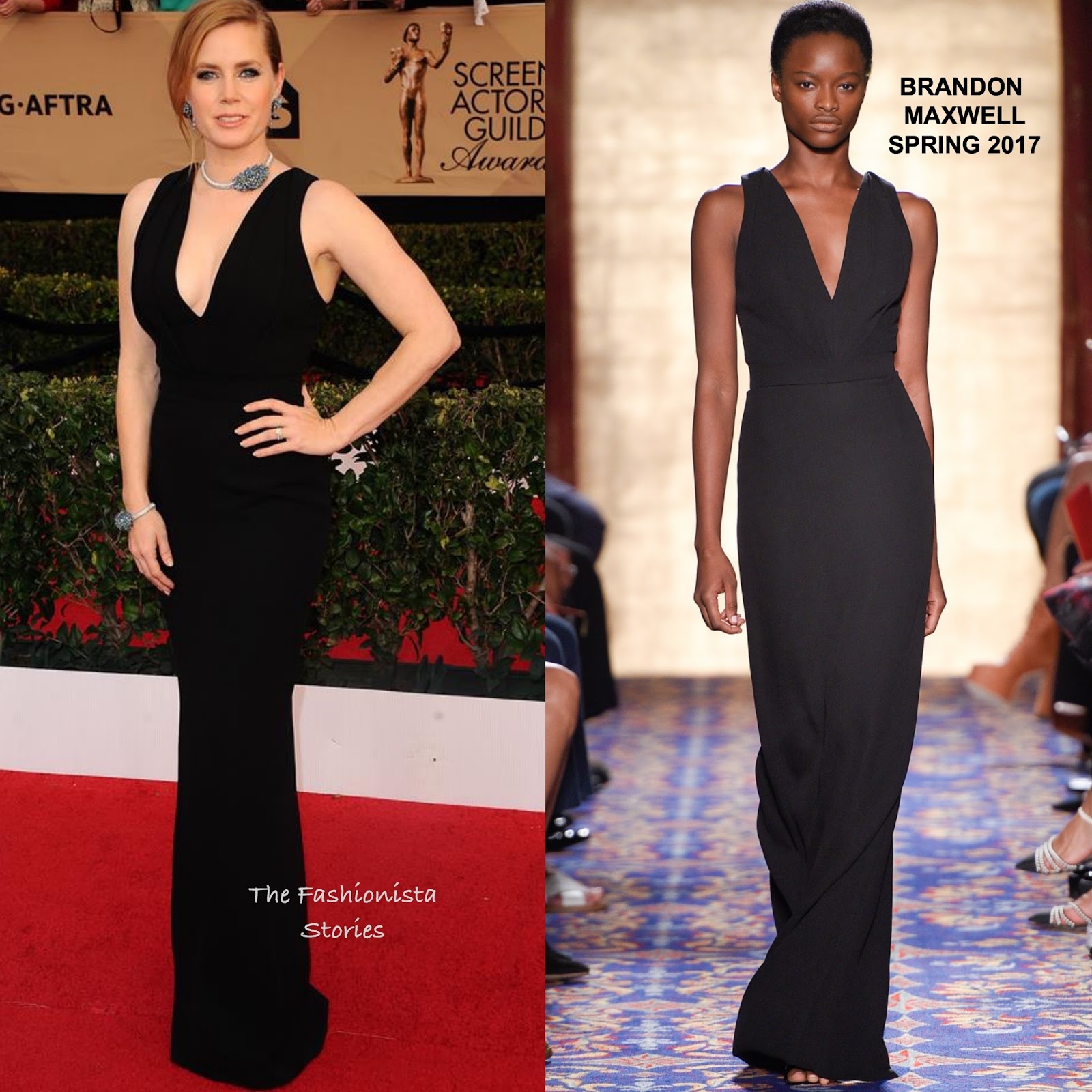 Amy Adams in Brandon Maxwell at the 23rd Screen Actors Guild Awards