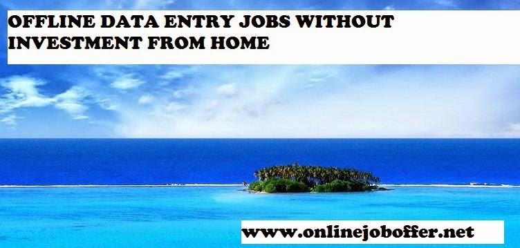 offline data entry jobs from home without investment in madurai