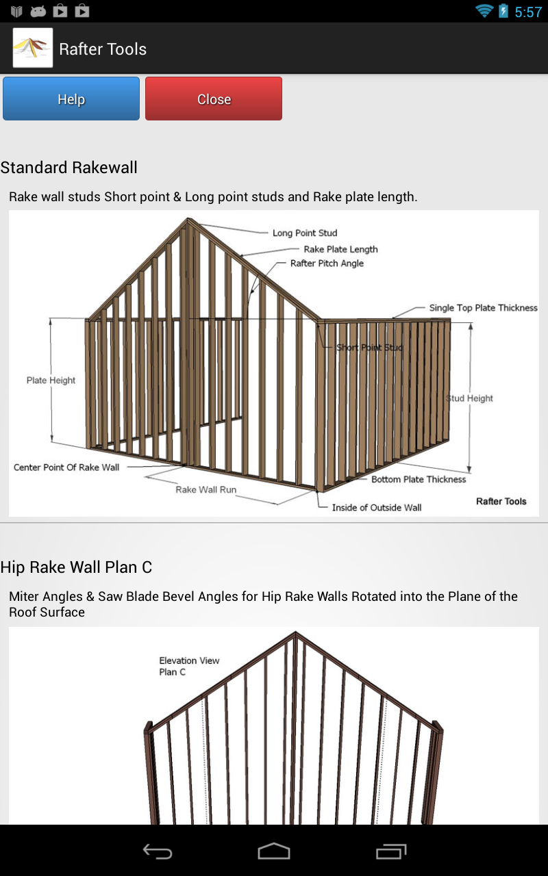 Roof Framing Geometry Hip Rake Walls Rotated Into The Roof Surface