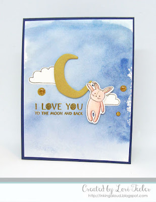 To the Moon and Back card-designed by Lori Tecler/Inking Aloud-stamps and dies from WPlus9 To the Moon and Back card-designed by Lori Tecler/Inking Aloud-stamps and dies from WPlus9