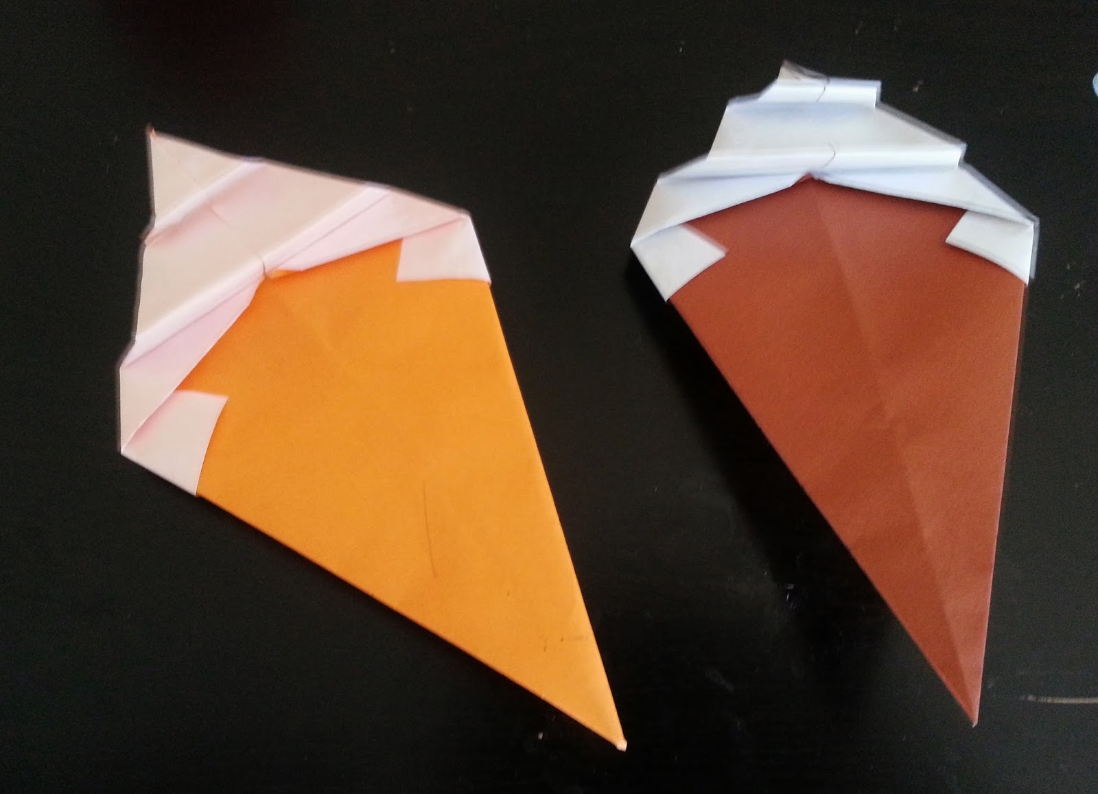 Life's little treasures: Origami ice cream | Easy kids craft