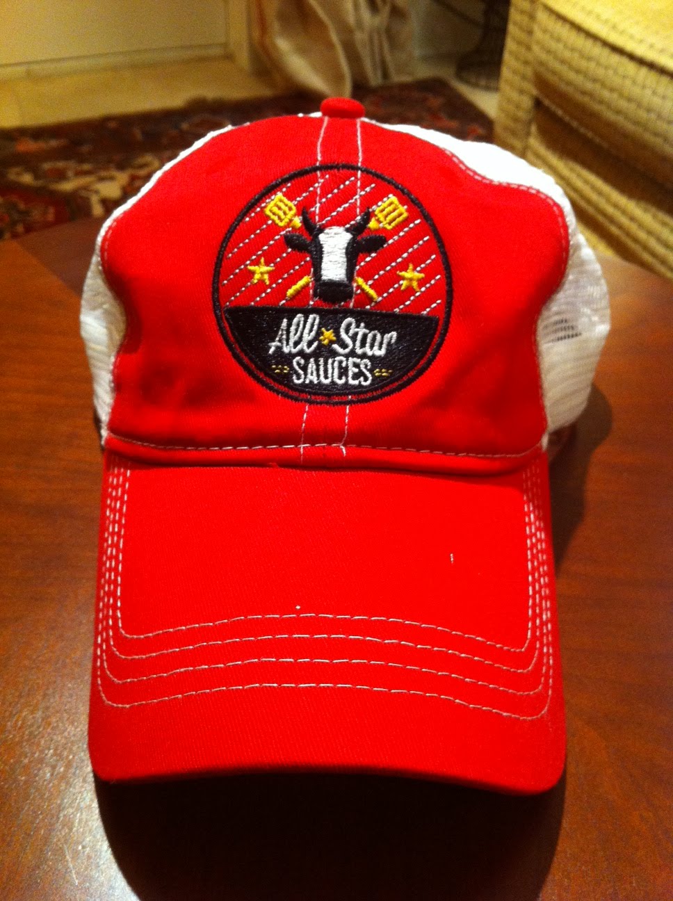 Man Up Tales of Texas BBQ™ AllStar Sauces trucker hats!!!
