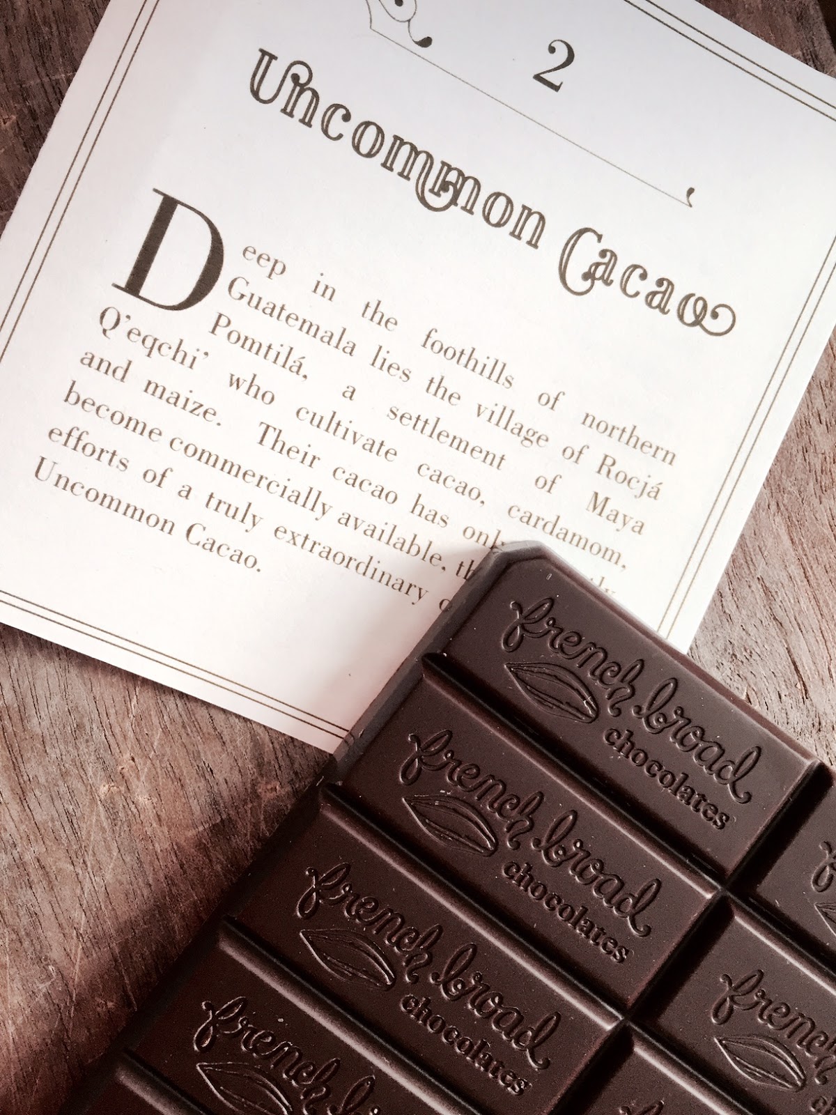 The Ultimate Chocolate Blog French Broad Opens the Book on Chocolates