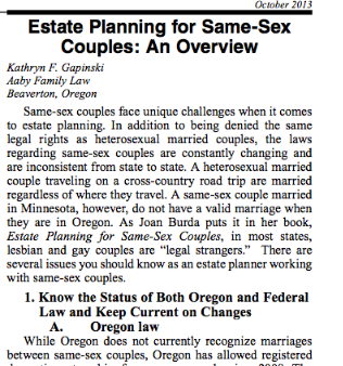 Same Sex Marriage Articles 62