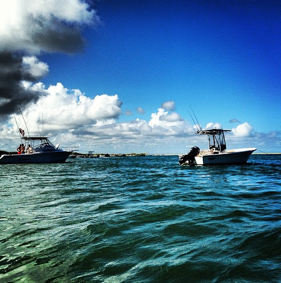 Boating off the Crystal Coast