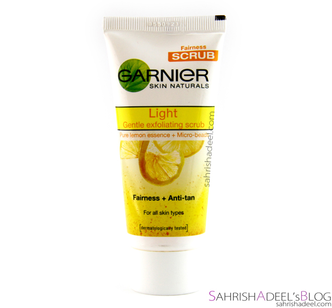 Garnier Gentle Exfoliating Scrub plus Face Wash - Review & Swatch