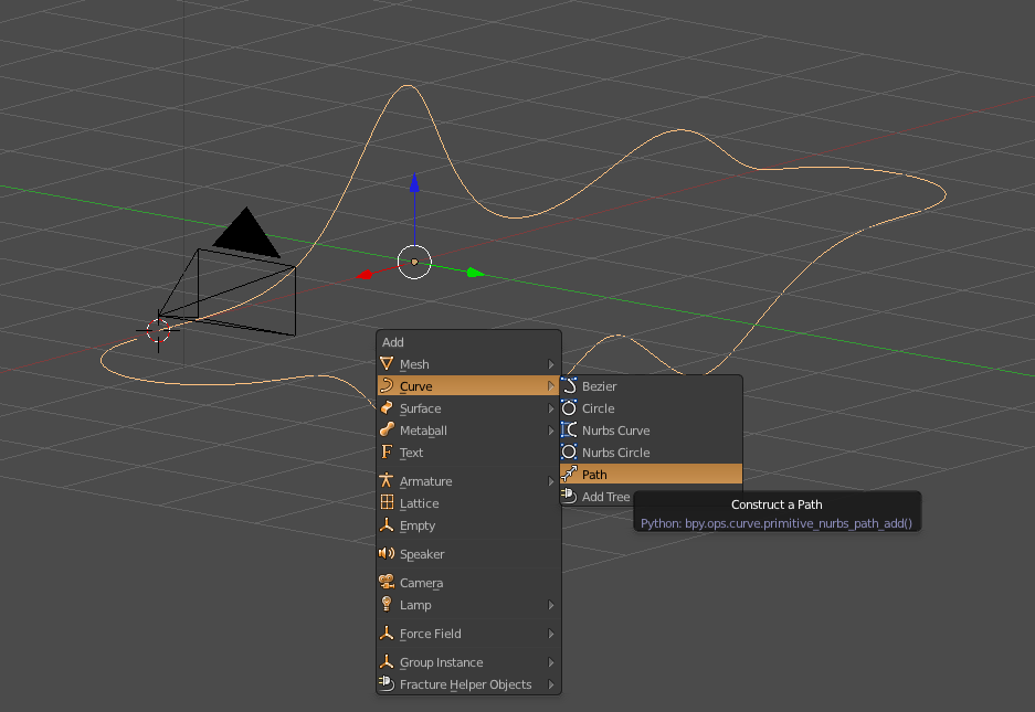 BlendMo: Curve Path