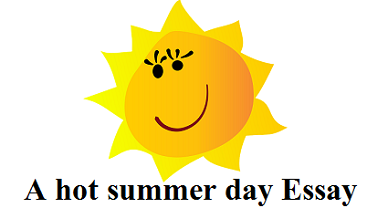 The hot summer day essay image