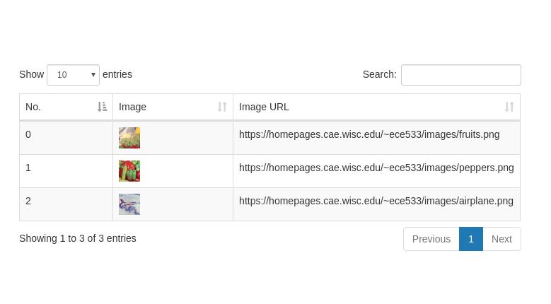 HTML DataTable Image as Table Element - sCode
