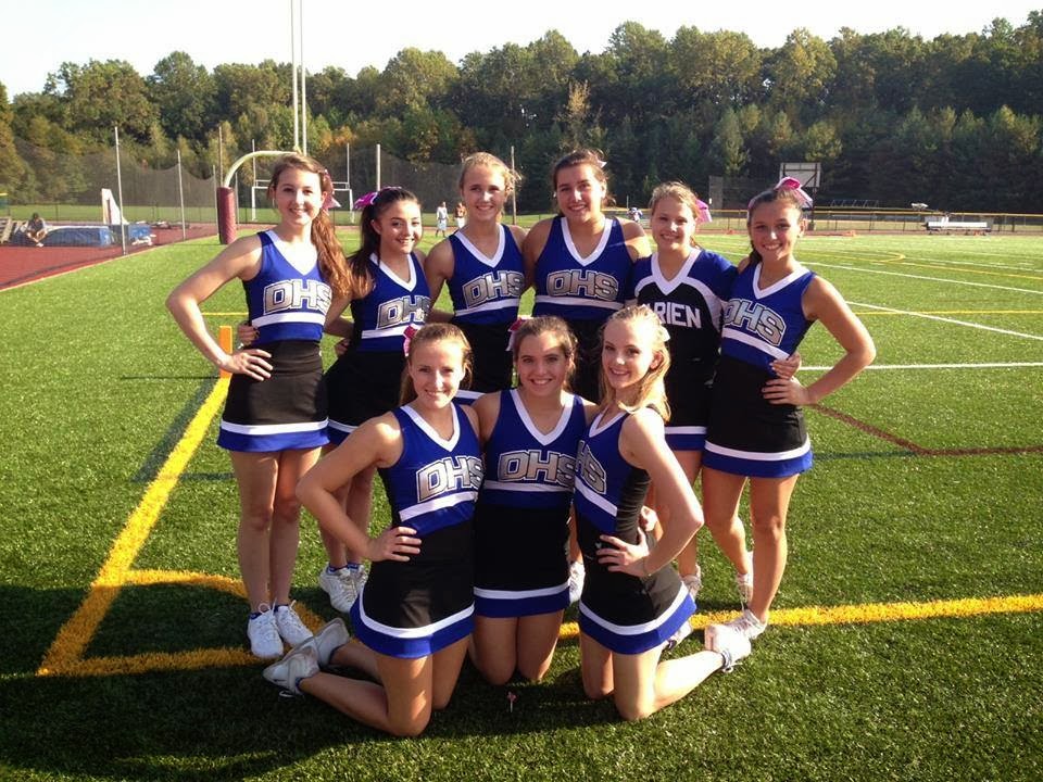 The Blue Wave Sports Blog The Cheerleading Team Prepares for Winter