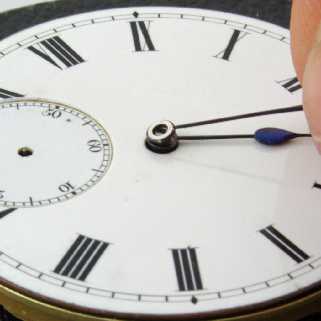 Oxford Pocket Watches Fitting a minute hand
