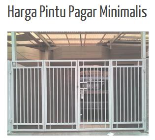  Harga  pintu pagar  minimalis  Bengkel las di karawang 081290690179