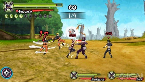 [PSP][ISO] Naruto Shippuden Ultimate Ninja Heroes 3