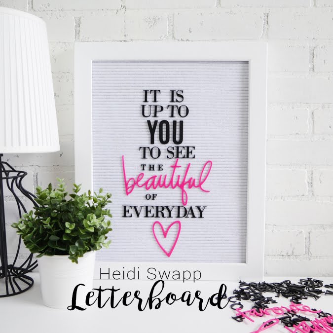 new Heidi Swapp Letterboard reveal by Jamie Pate  |  @jamiepate for @heidiswapp