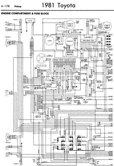 repair-manuals: Toyota Pickup 1981 Wiring Diagrams