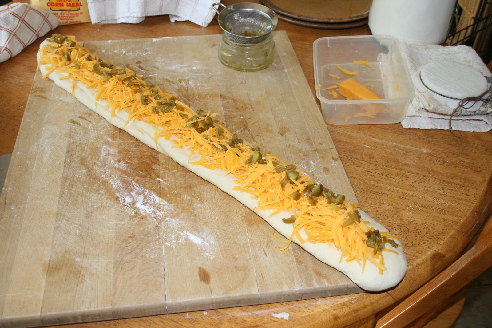A Tiny Homestead Jalapeno Cheese Bread