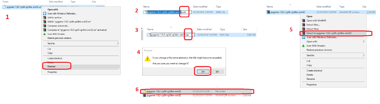 Cara install pygame di windows dengan berbagai versi python (2.7, 3.4 ...