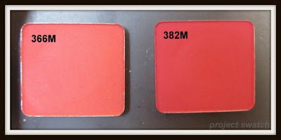 Inglot Eyeshadows 366, 382