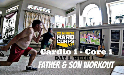 22 Minute Hard Corps Challenge Cardio 1 and Core 1 Workout, Day 1 22 Minute Hard Corps, Beachbody Performance, Military Inspired Workout, Military Cardio Workout