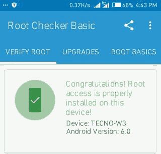 How to root tecno w3