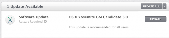 OS X 10.10 Yosemite GM Candidate 3.0 Build-14A388a