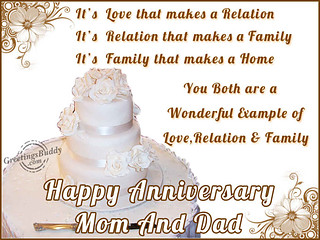 Wedding Anniversary Wishes For Parents Quotes In English Really