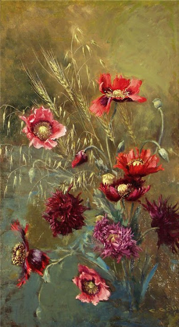 Floral Still Life Painter - Camilla Göbl-Wahl