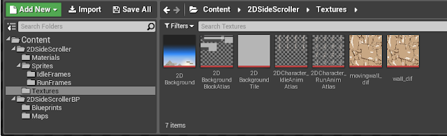 Content Browser: Textures