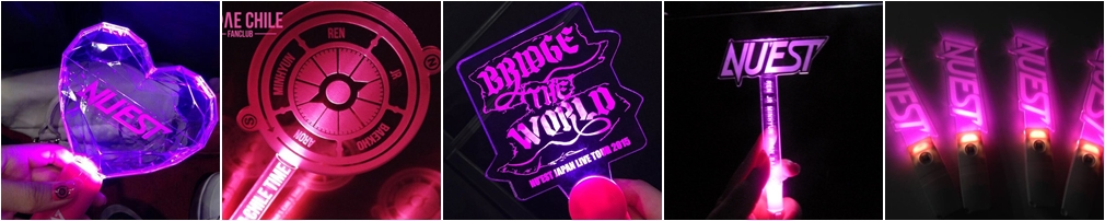Lighstick do grupo de K-pop Nu'est Lighstick do grupo de K-pop Nu'est