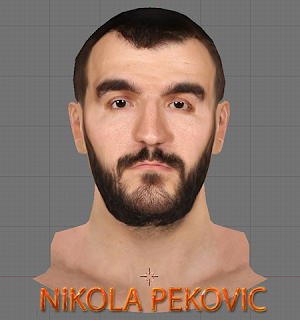 NBA 2K14 Nikola Pekovic Face Mod