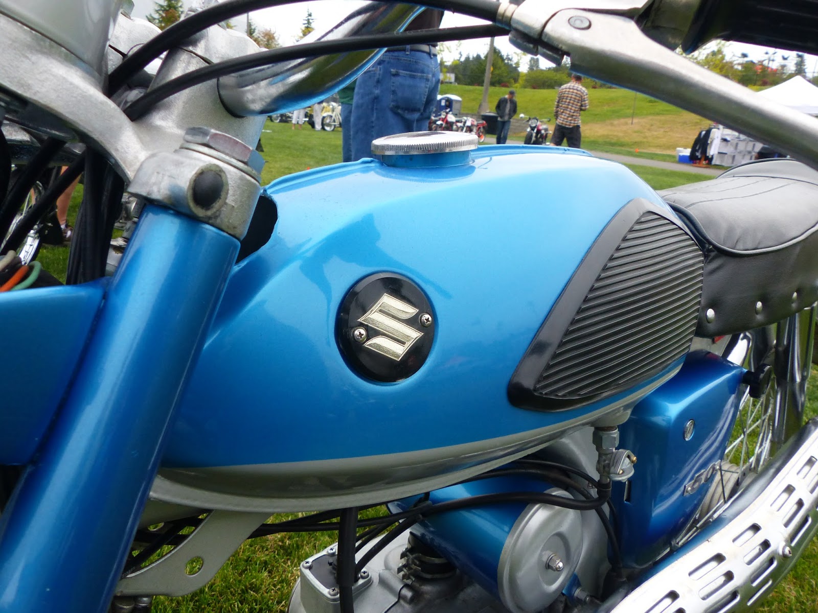 OldMotoDude: 1969 Suzuki AS50 Sport on display at 2016 "The Meet
