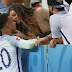 Dele Alli's girlfriend comforts him with a kiss after 'heartbreaking' Euro 2016 defeat 