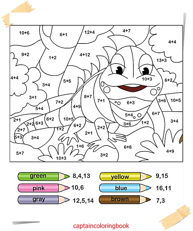 Coloring Book: COLOR BY NUMBER Free Coloring Pages