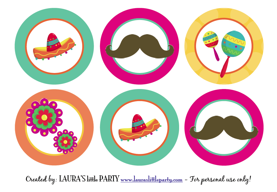 Kidfriendly Fiesta + FREE printables! LAURA'S little PARTY