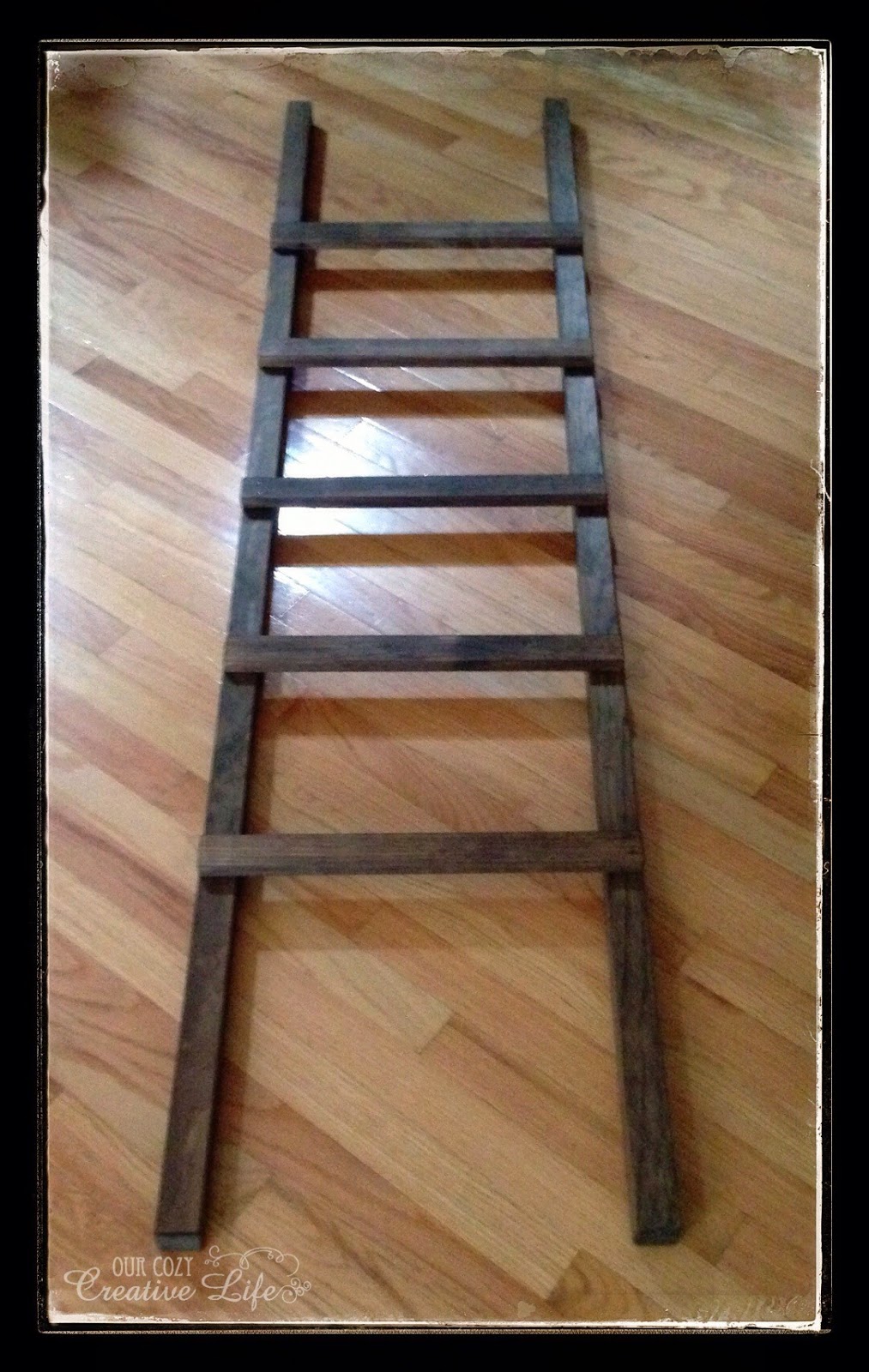 Our Cozy Creative Life Building a Decorative Wood Ladder