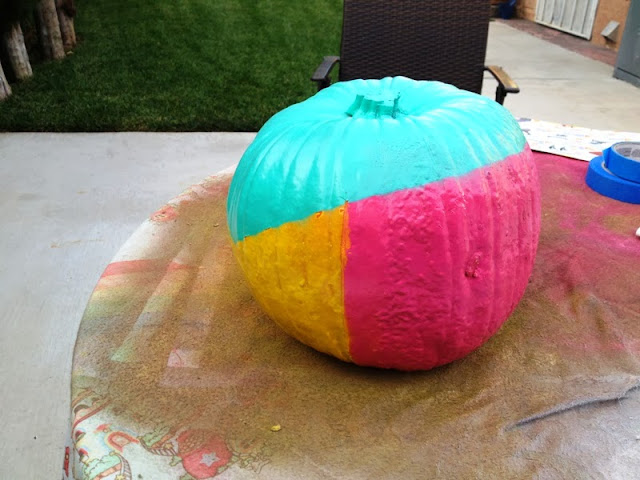 Budget Fairy Tale: DIY Sally Painted Pumpkin