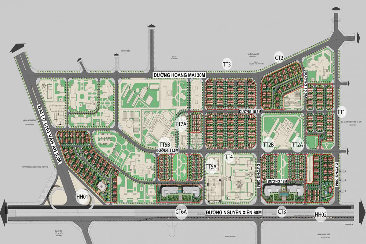 Phân khu Athens Tây Nam Kim Giang Phân khu Athens Tây Nam Kim Giang