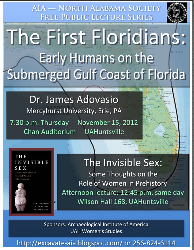 UAH History Events AIA Talk First Floridians 15 November 2012