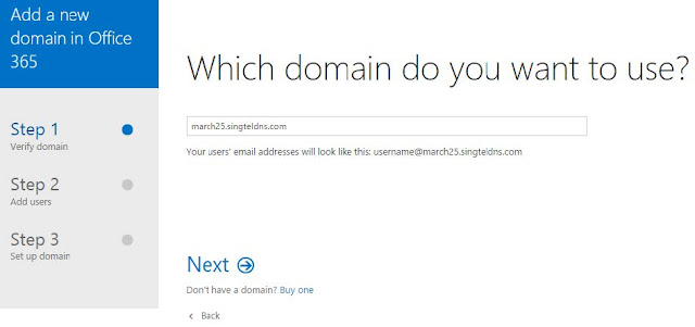  click dashboard together with select Manage domains for your website together with your electronic mail Office 365 Admin Starter Guide