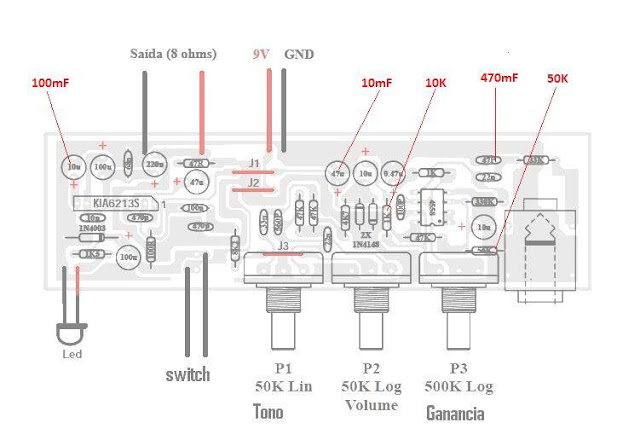 fender mini twin MT 10: Esquema corregido del mini twin MT 10