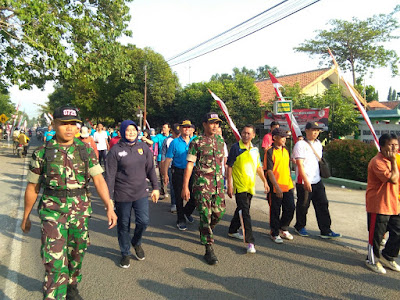 GERAK JALAN SANTAI DALAM RANGKA MEMERIAHKAN HUT KEMERDEKAAN RI KE 72